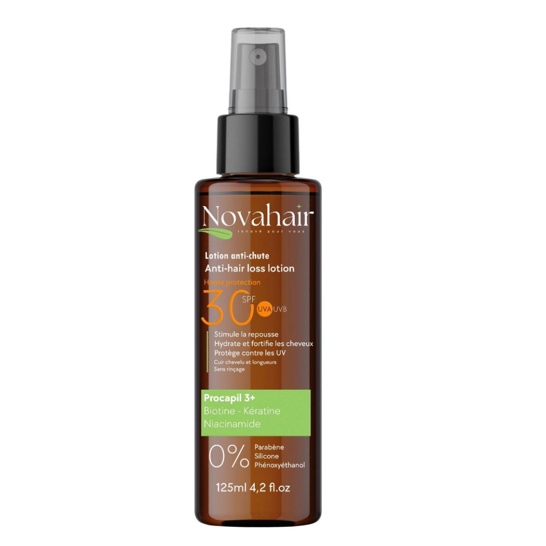 NOVAHAIR LOTION ANTI CHUTE SPF 30 HAUTE PROTECTION 125 ML