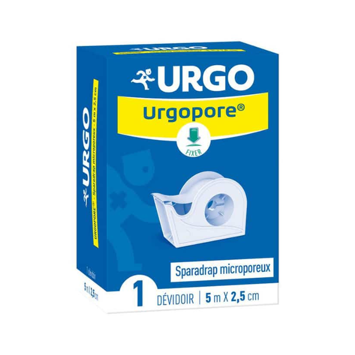 URGO URGOPORE SPARADRAP NON TISSE SOUPLE MICROPOREUX 5M*2.5CM