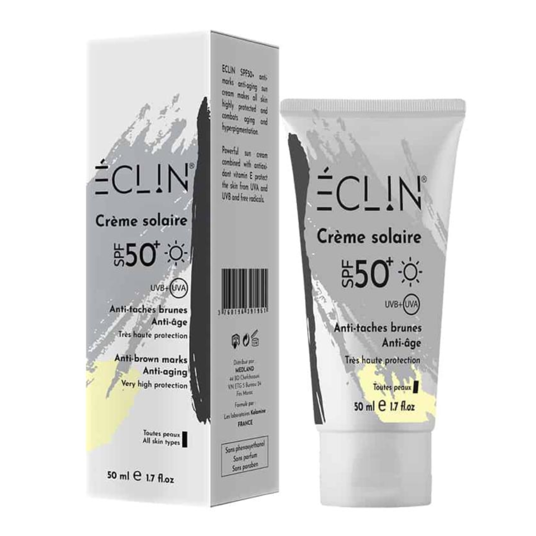 ECLIN CREME SOLAIRE SPF 50+ ANTI TACHES 50 ML