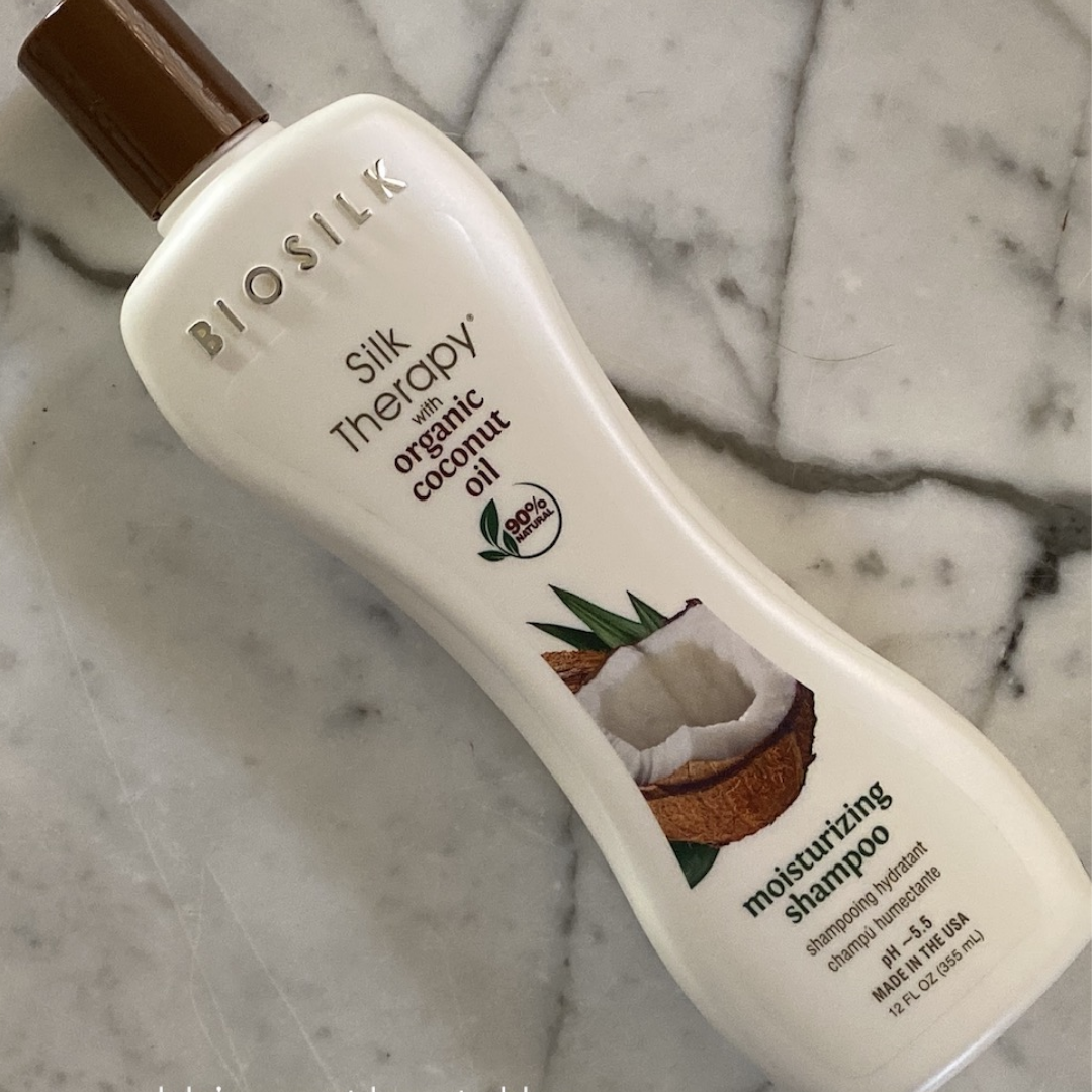 BIOSILK SILK THERAPY ORGANIC COCONUT OIL SHAMPOING HYDRATANT 355 ML