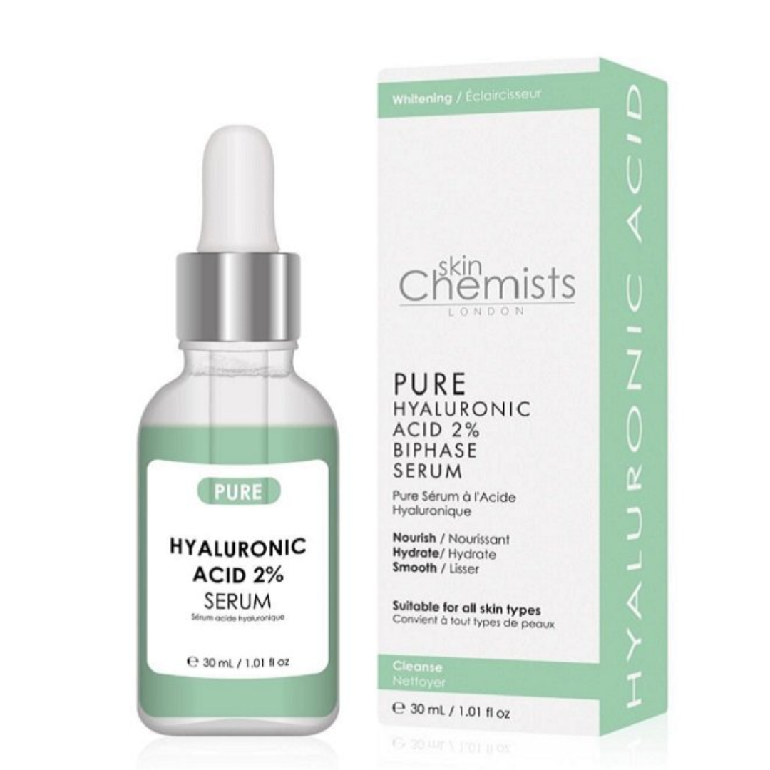 SKIN CHEMISTS PURE HYALURONIC ACID 2% BIPHASE SERUM 30 ML