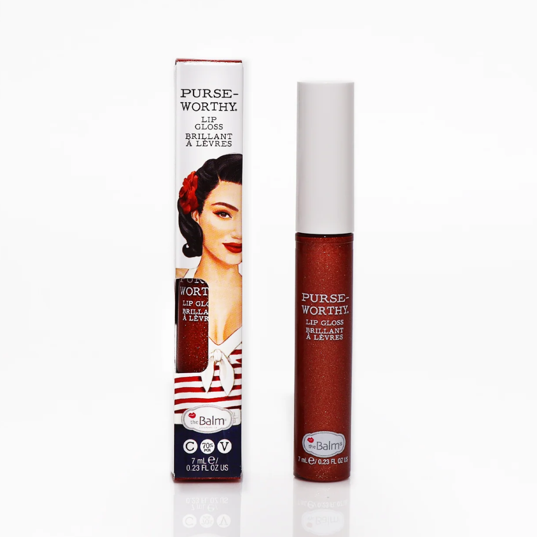 THE BALM PURSE WORTHY BRILLANT A LEVRES SADDLE 7ML