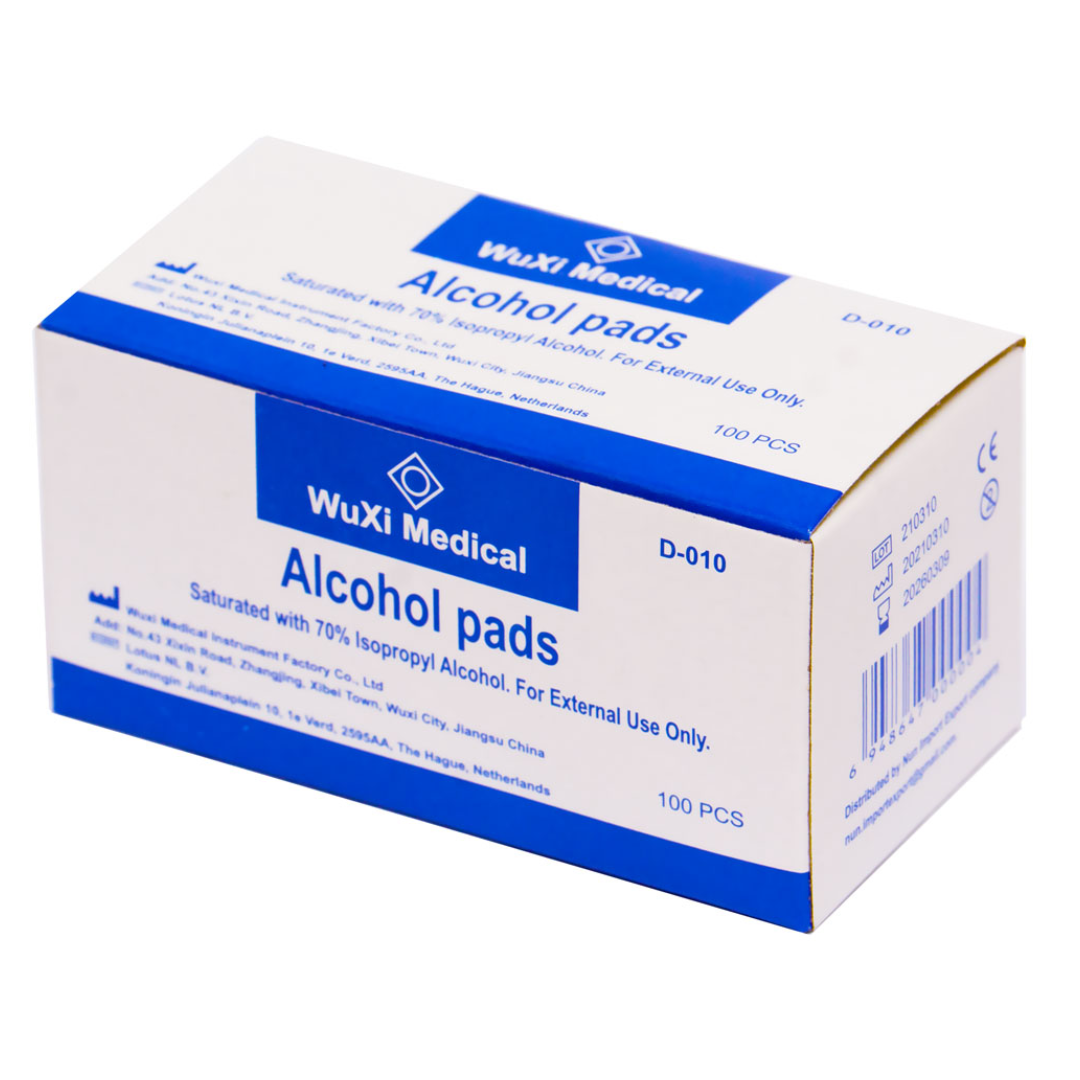 WUXI MEDICAL TAMPONS D'ALCOOL 100 PIECES