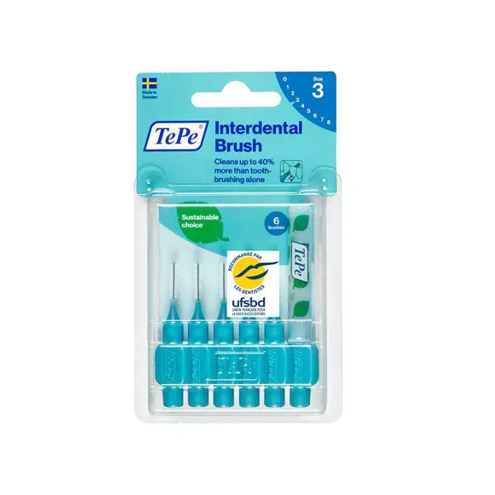 TEPE PACK DE 6 BROSSETTE INTERDENTAIRE TAILLE 3