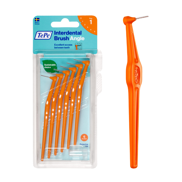 TEPE PACK DE 6 BROSSETTE INTERDENTAIRE ANGLE TAILLE 1