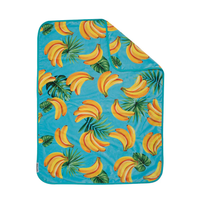 TWISTSHAKE COUVERTURE EN VELOUR BANANA 75X100 CM