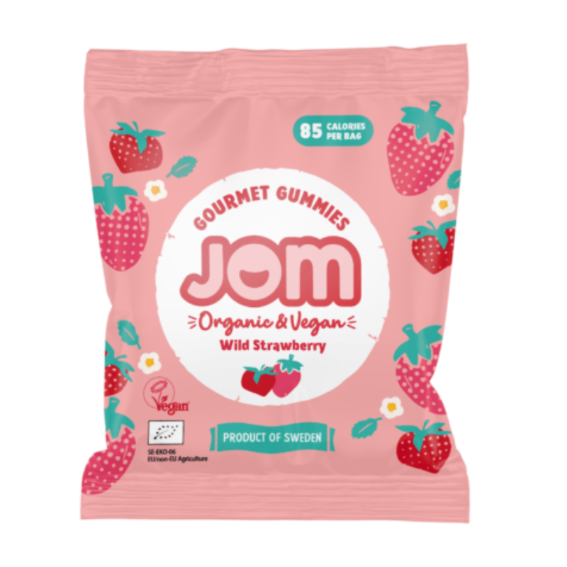 JOM GOURMET GUMMIES WILD STRAWBERRY 25 G