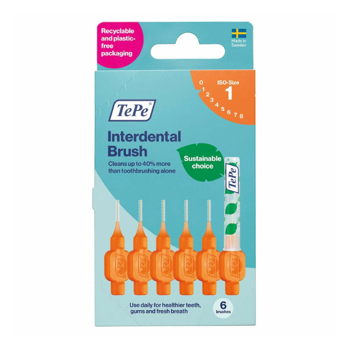 TEPE PACK DE 6 BROSSETTE INTERDENTAIRE 0.45 MM TAILLE 1