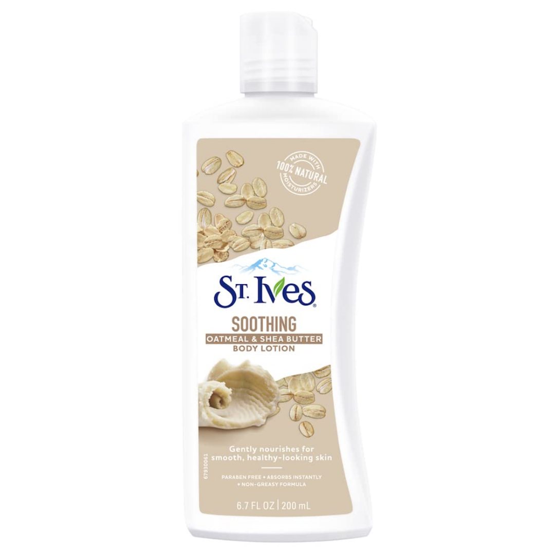 ST IVES LOTION SOOTHING BEURRE DE SHEA ET AVOINE 200 ML