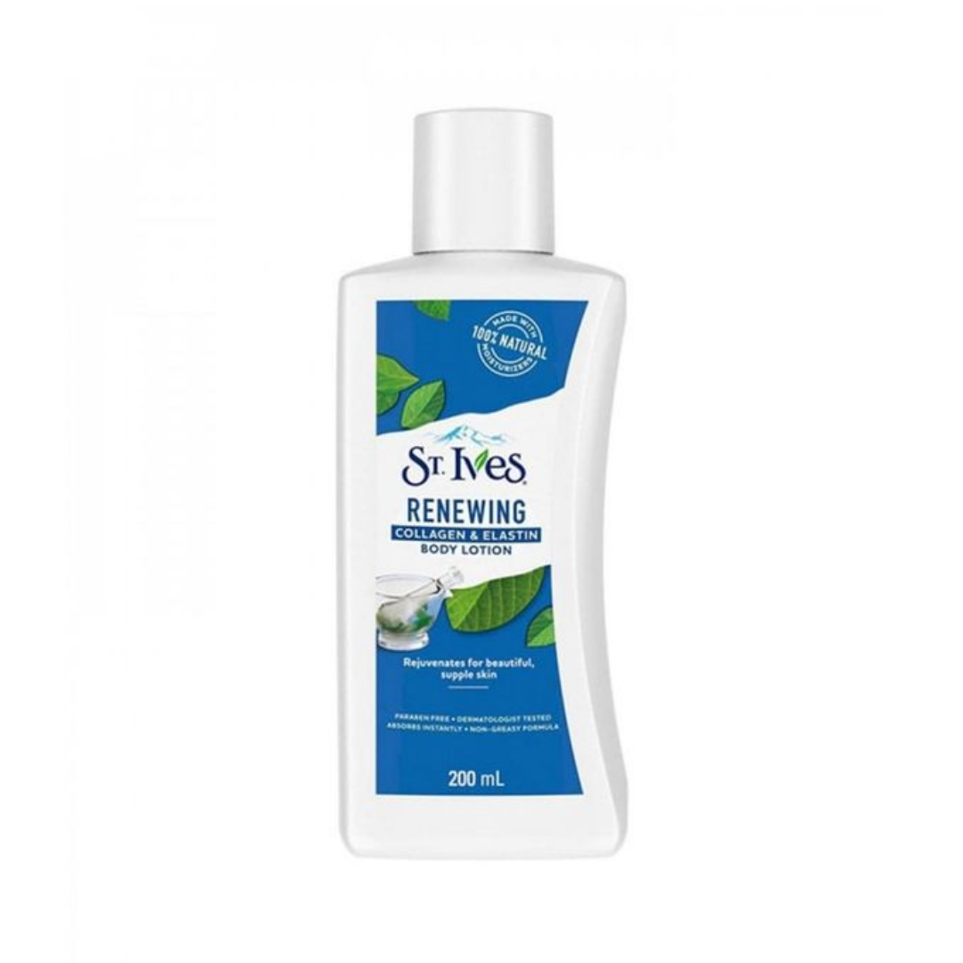 ST IVES LOTION CORPS RENEWING COLLAGEN ET ELASTINE 200 ML