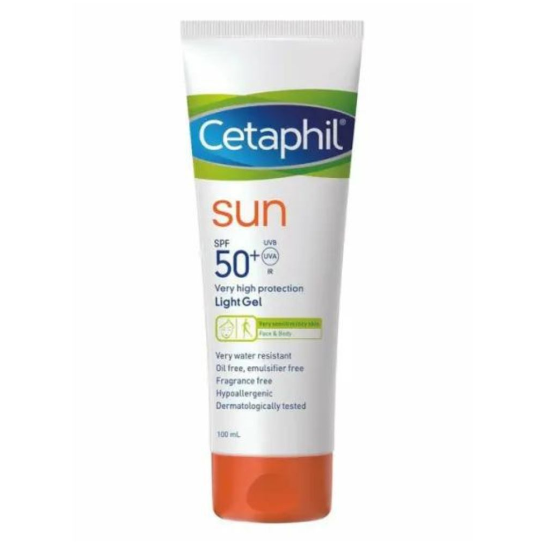 CETAPHIL SUN LIGHT GEL 100ML SPF 50+ PEAUX SENSIBLE ET GRASSE