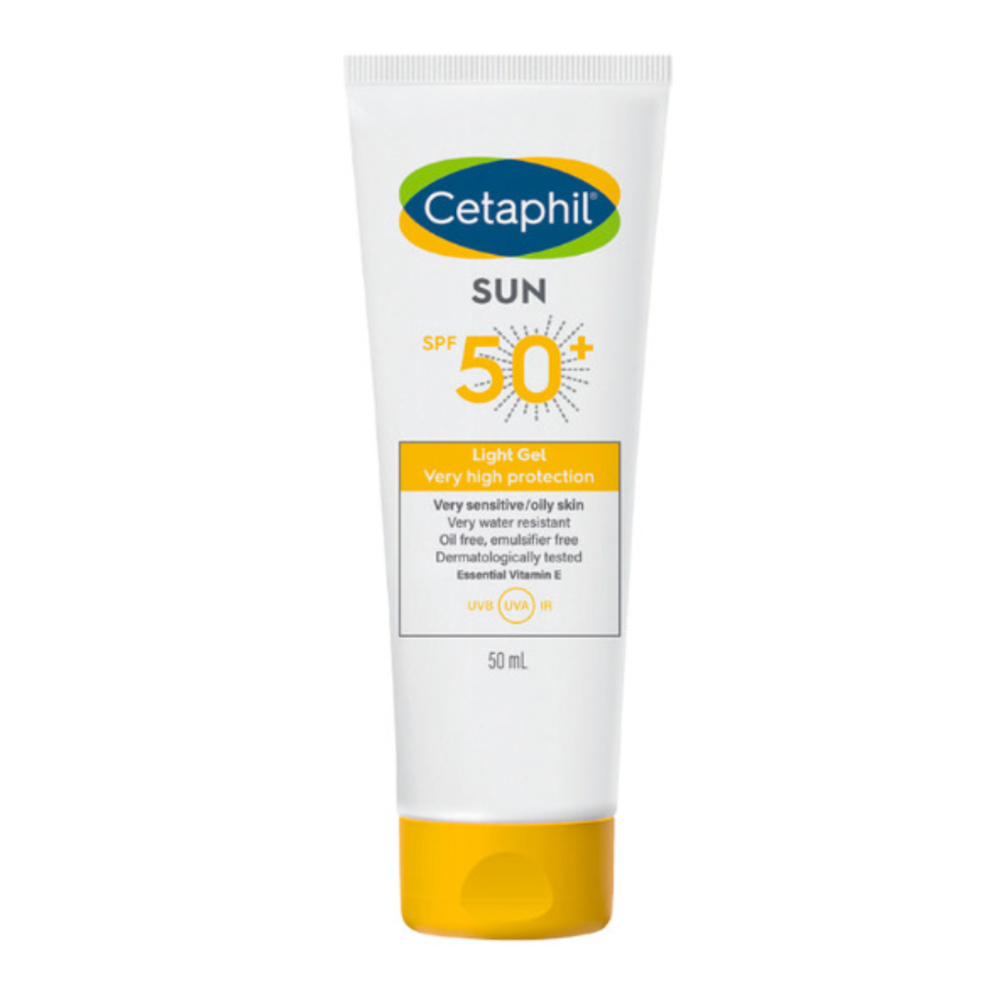 CETAPHIL SUN LIGHT GEL SPF 50+ PEAUX SENSIBLE ET GRASSE 50 ML