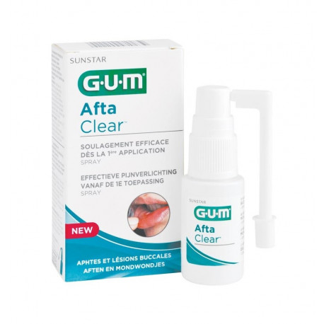 GUM AFTACLEAR SPRAY APHTES ET LESIONS BUCCALES 15ML REF 2420