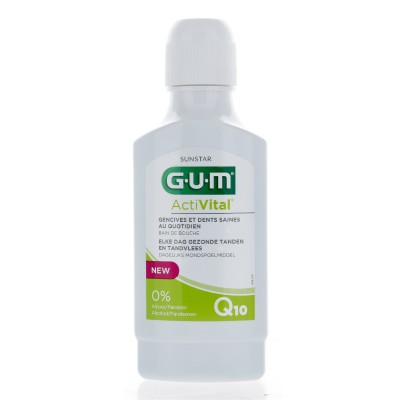 GUM ACTIVITAL Q10 BAIN DE BOUCHE 300ML REF 6061