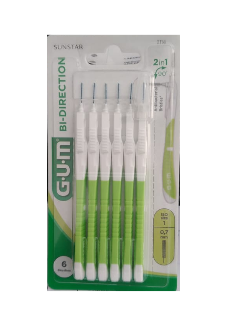 GUM MANCHE PAR 6 UNITES AVEC BROSETTES ULTRA MICRO FINE 0.7 MM REF 2114