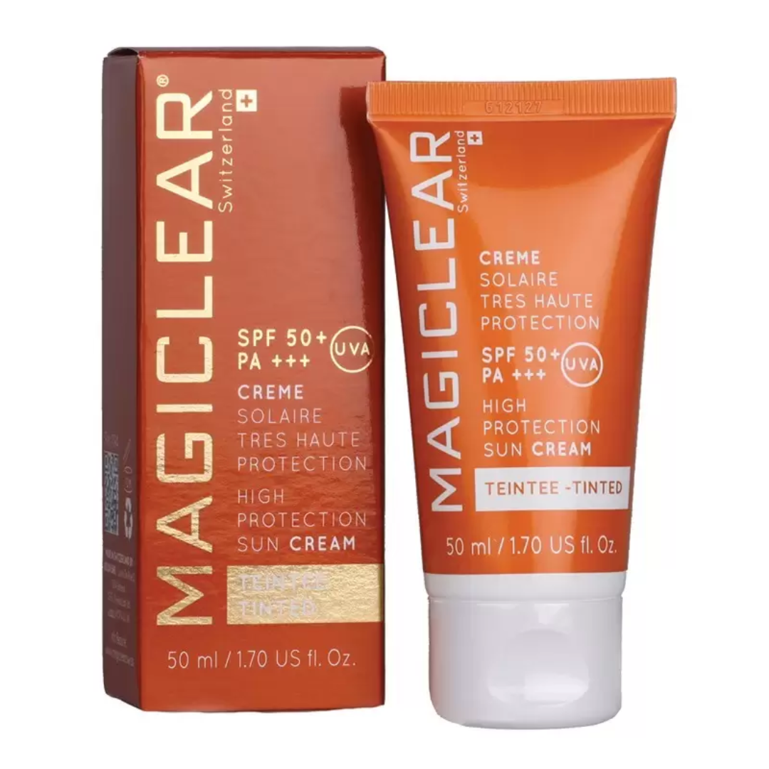 MAGICLEAR CREME SOLAIRE ANTI AGE TEINTEE SPF 50+ 50ML