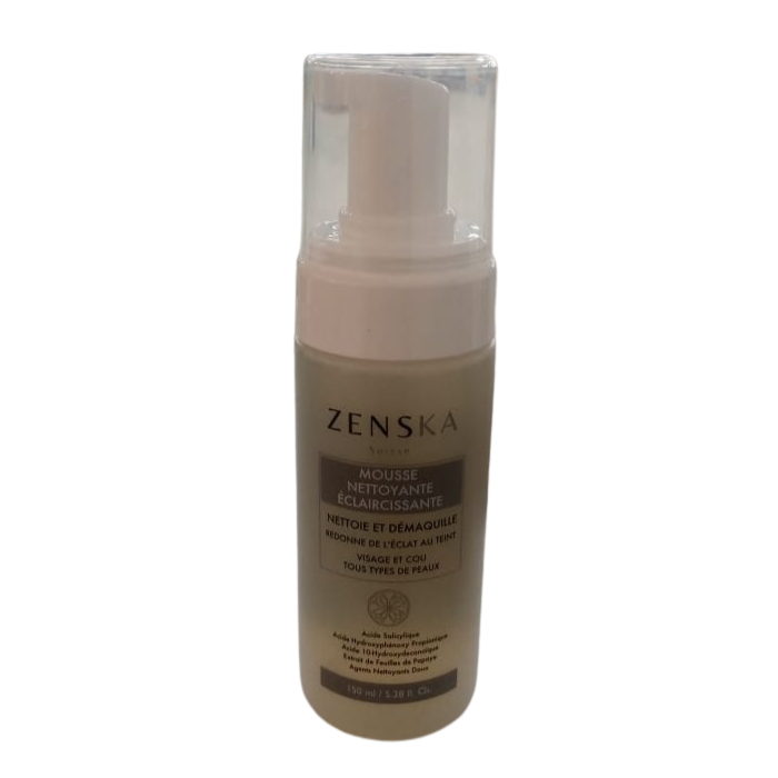ZENSKA MOUSSE NETTOYANTE ECLAIRCISSANTE 150 ML