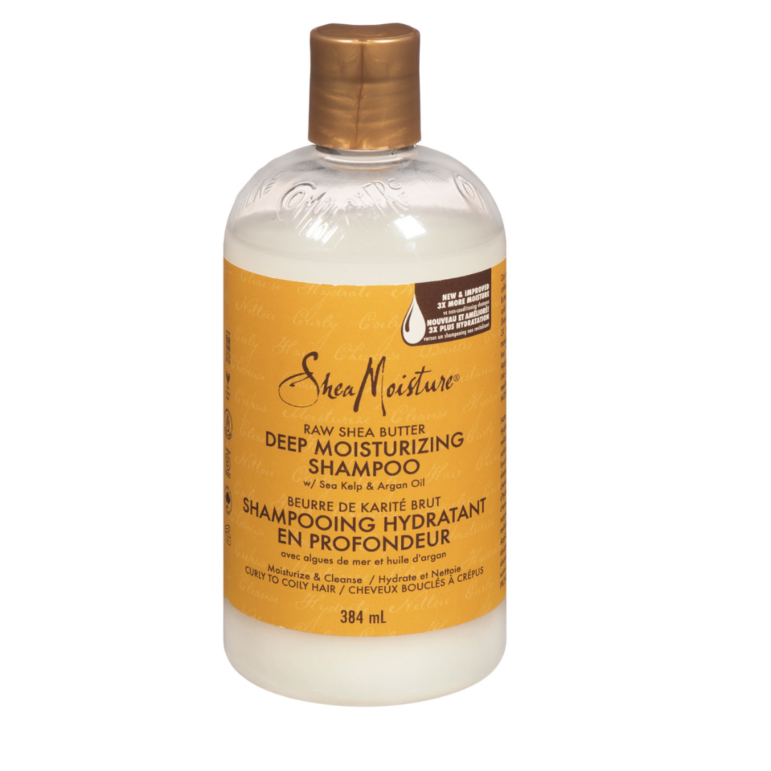 SHEA MOISTURE RAW SHEA BUTTER DEEP MOISTURIZING SHAMPOING 384 ML