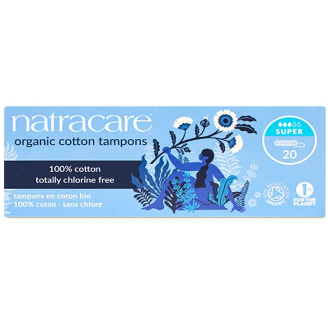 NATRACARE TAMPONS SUPER SANS APPLICATEUR 20 UNITES