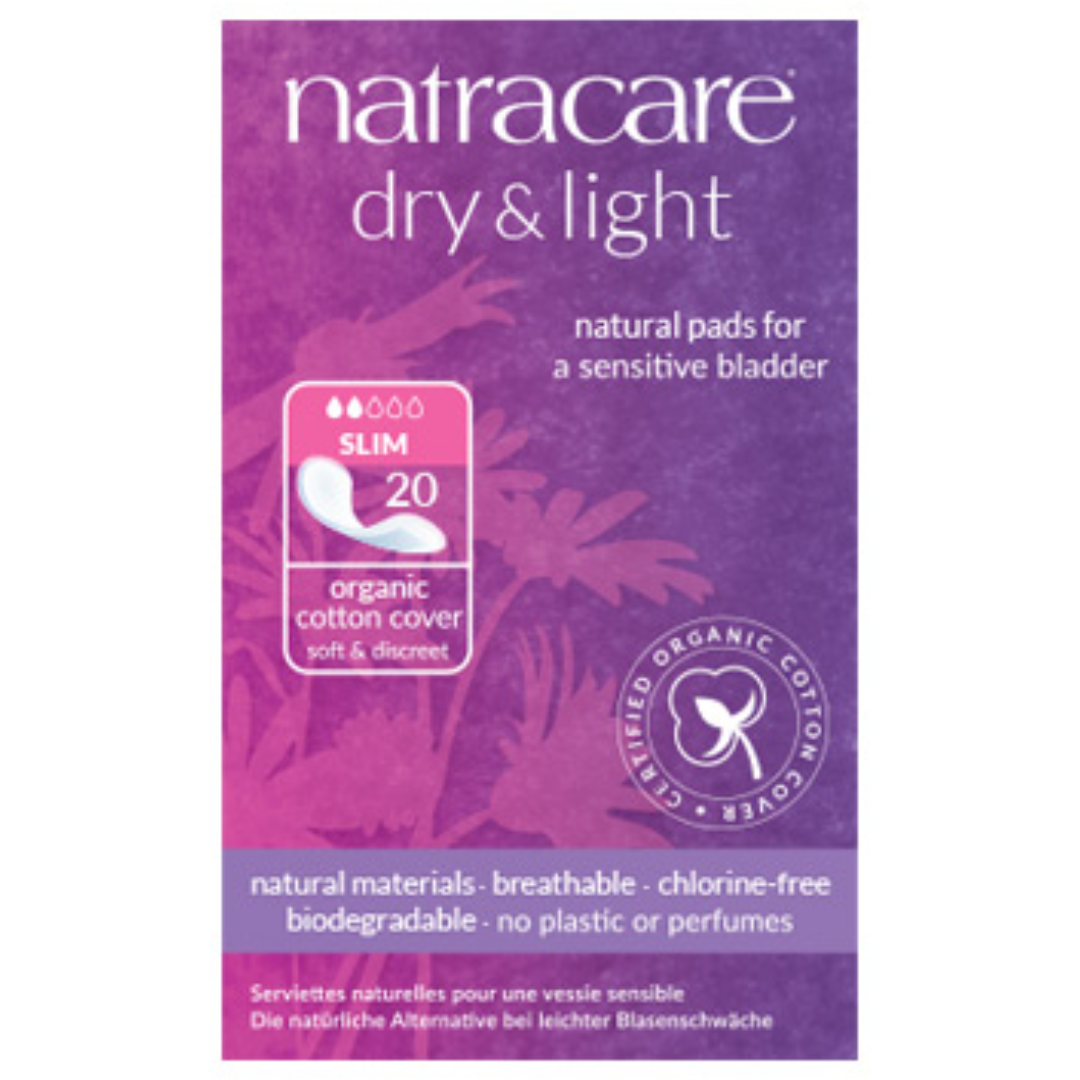 NATRACARE SERVIETTE DRY AND LIGHT 20 UNITES SLIM