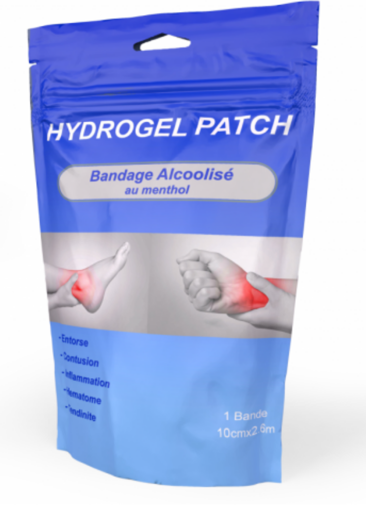 HYDROGEL BANDAGE MENTHOL ALCOHOLIC 10CM*2.6M