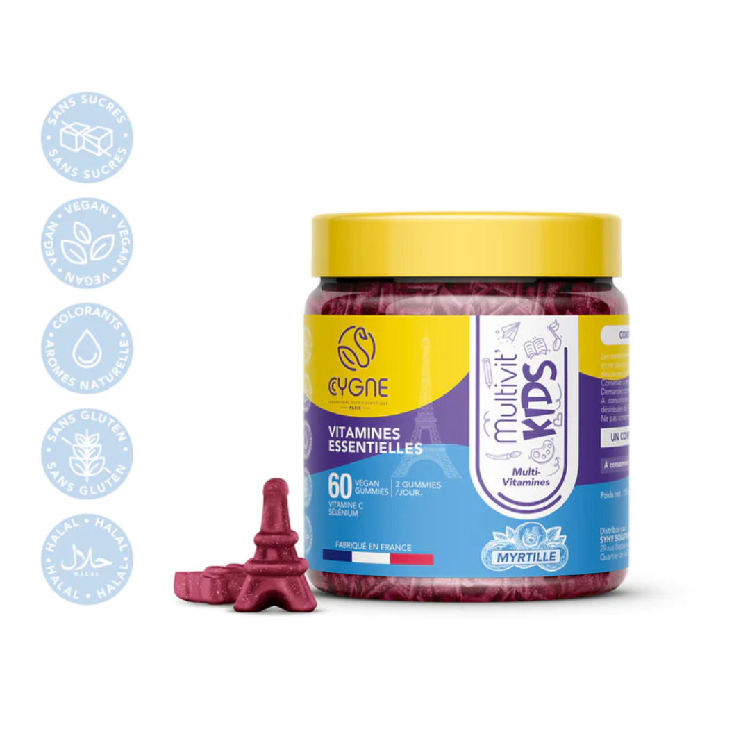 CYGNE PARIS MULTIVITAMINES KIDS 60 GUMMIES VEGAN