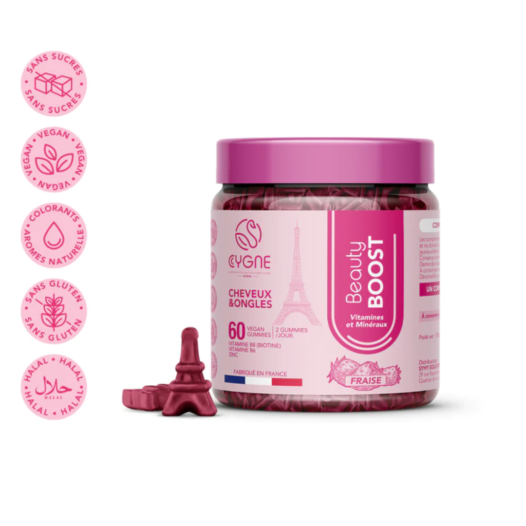 CYGNE PARIS BEAUTY BOOST 60 GUMMIES VEGAN