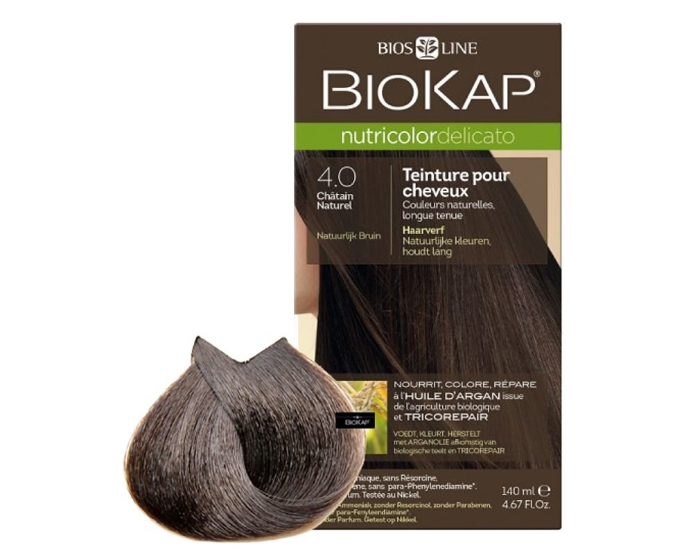 BIOKAP NUTRICOLOR DELICATO N 4 CHATAIN NATUREL