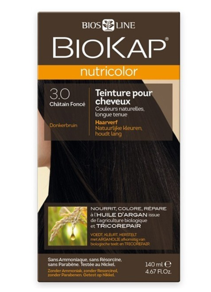 BIOKAP NUTRICOLOR 3.0 CHATAIN FONCE