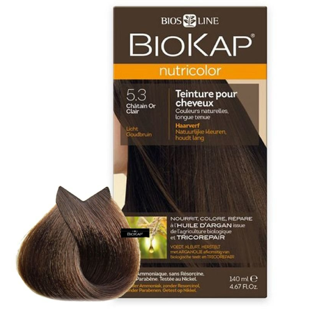 BIOKAP NUTRICOLOR 5.3 CHATAIN OR CLAIR