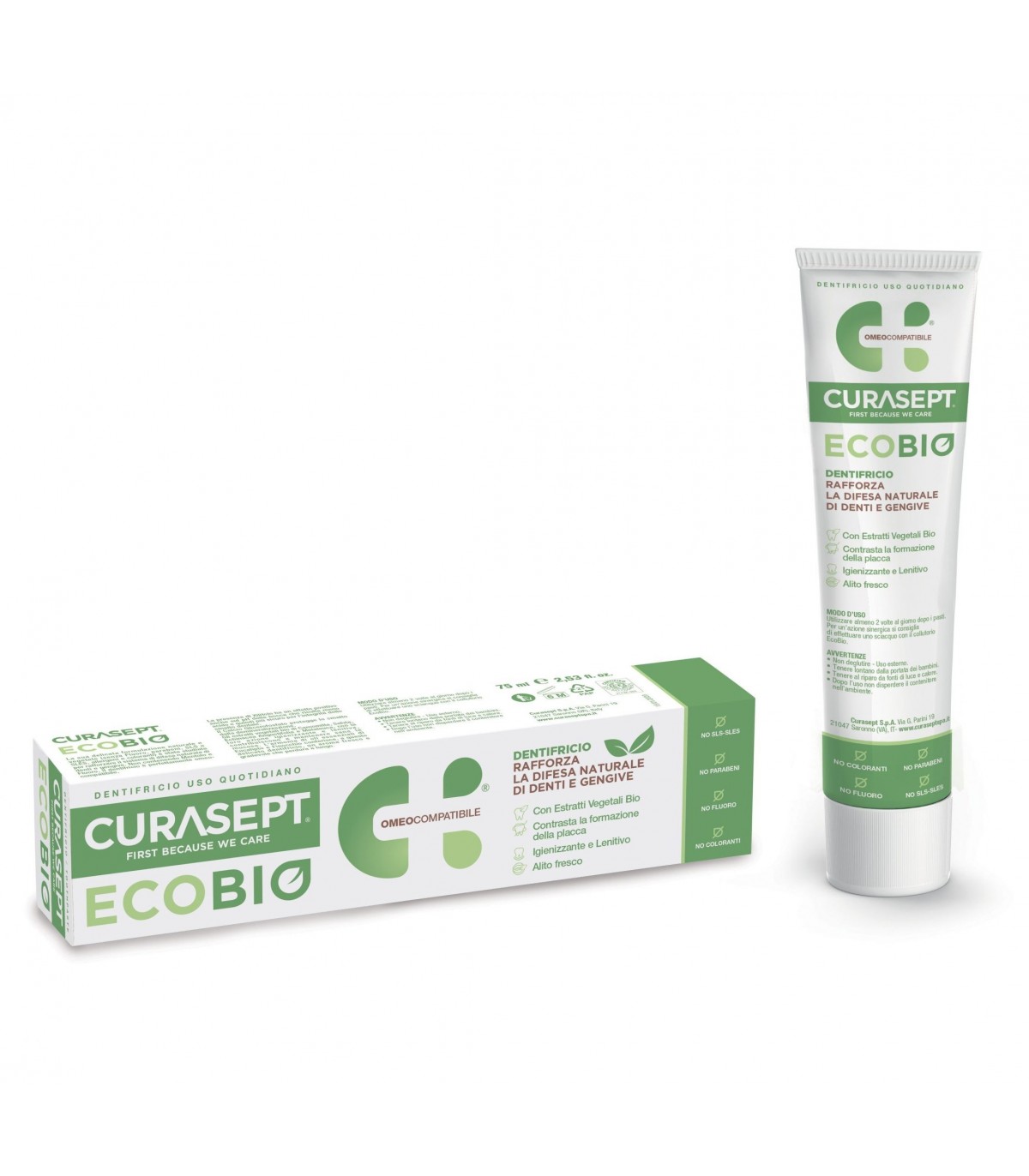 CURASEPT ECO BIO DENTIFRICE 75 ML