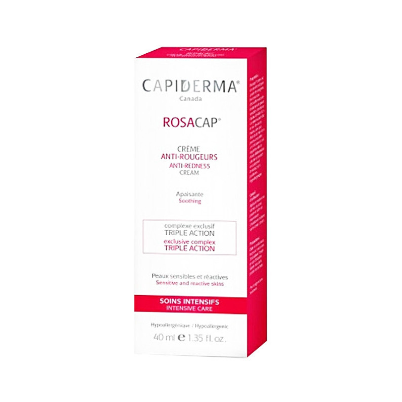CAPIDERMA ROSACAP CREME VISAGE ANTI ROUGEURS 40 ML