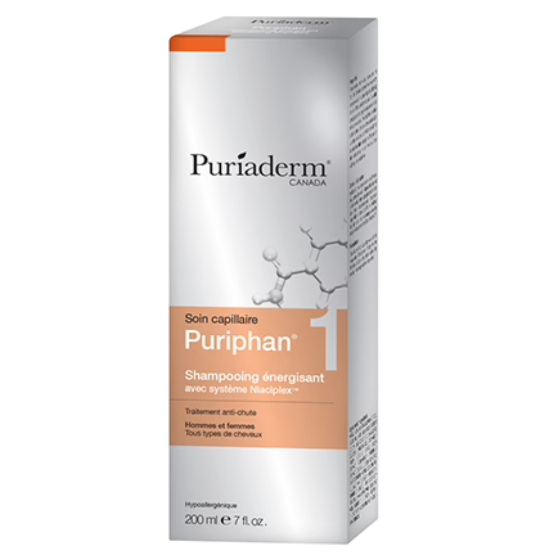 PURIADERM PURIPHAN1 SHAMPOOING ÉNERGISANT HOMMES ET FEMMES
