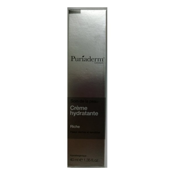 PURIADERM CREME HYDRATANTE RICHE 40 ML