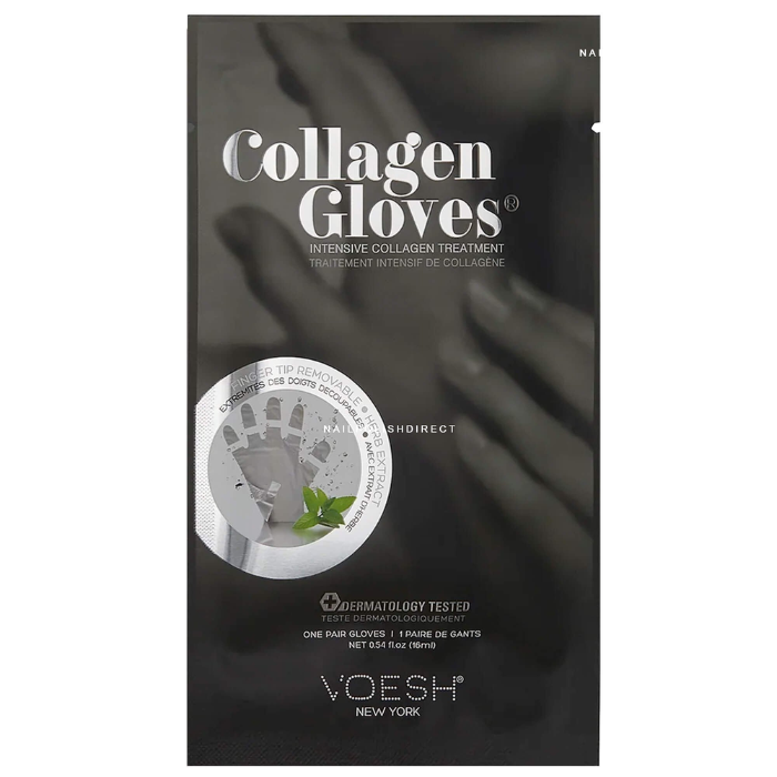 VOESH NEW YORK COLLAGEN GLOVES FINGER TIP REMOVABLE AND HERB EXTRACT 16 ML