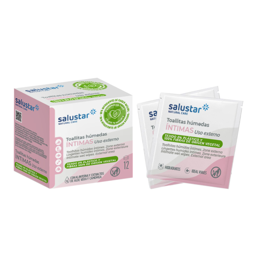 SALUSTAR LINGETTES HYGIENE INTIME UNIDOSE 12 UNITES