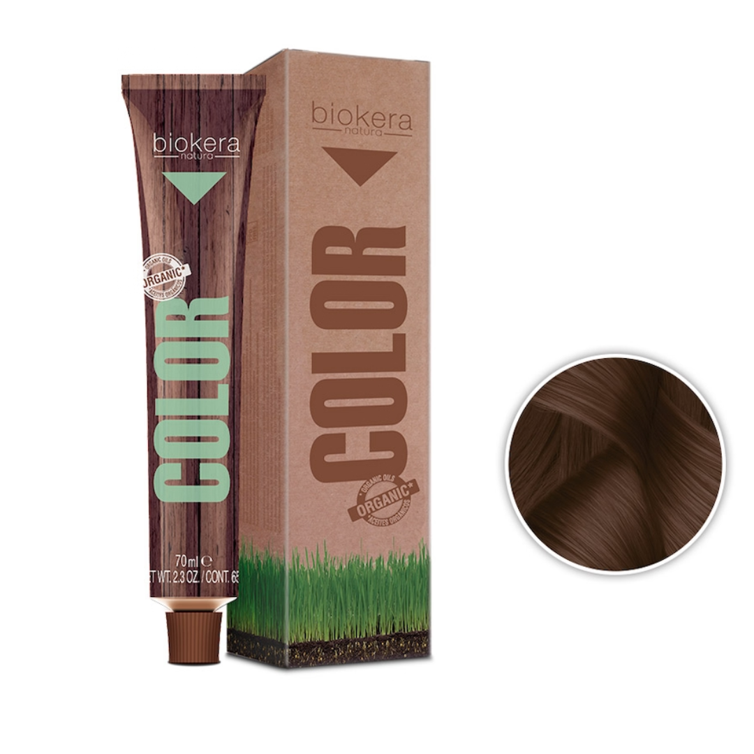 BIOKERA NATURA COLOR N 7.735 BLOND CHOCOLATE BRESIL + CREME OXYDANT