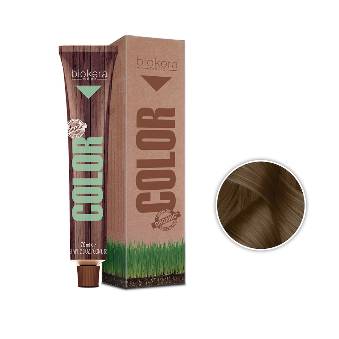 BIOKERA NATURA COLOR N 8.77 BLOND CLAIR BRUN INTENSE+ CREME OXYDANT