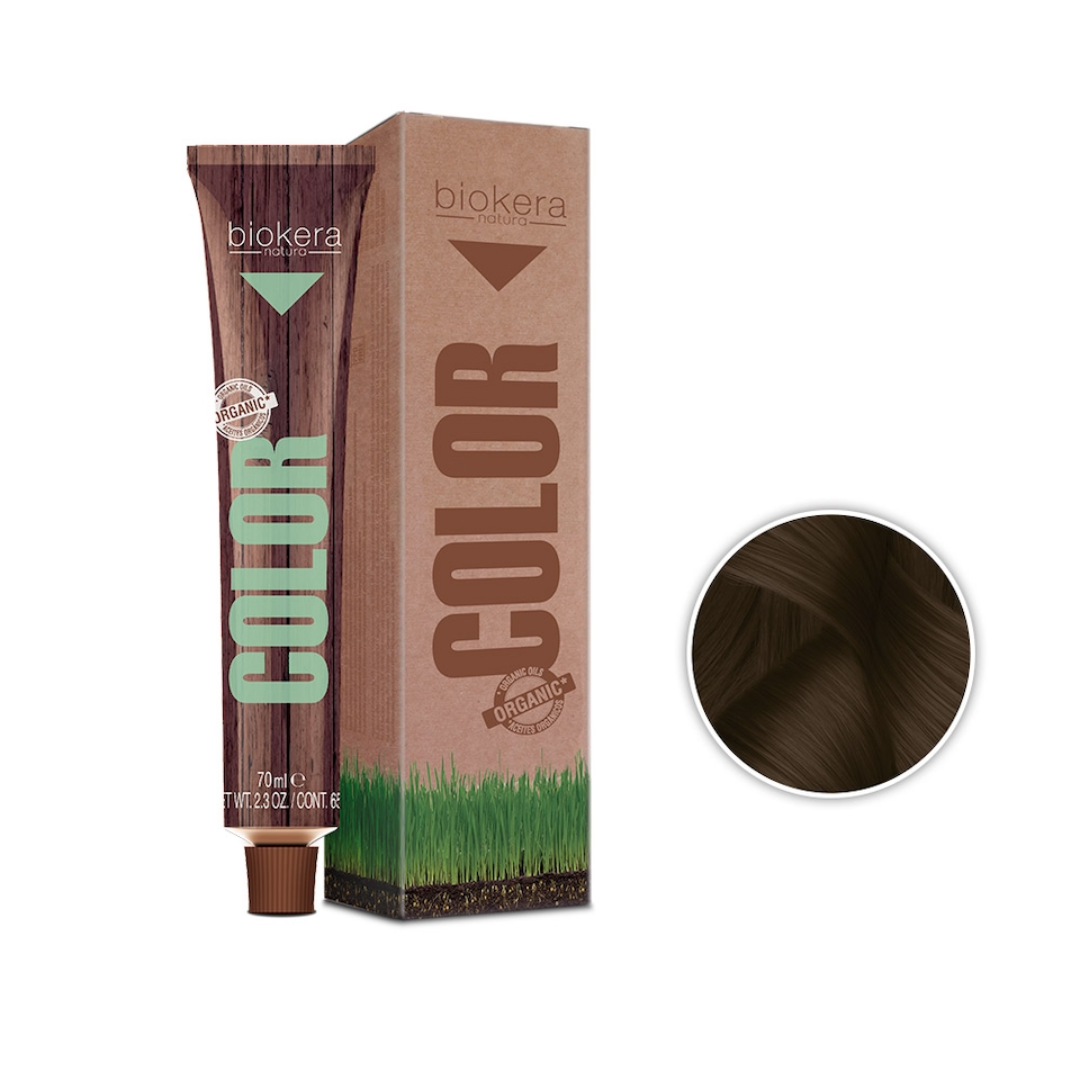 BIOKERA NATURA COLOR N 4.77 MARRON INTENSE + CREME OXIDANT