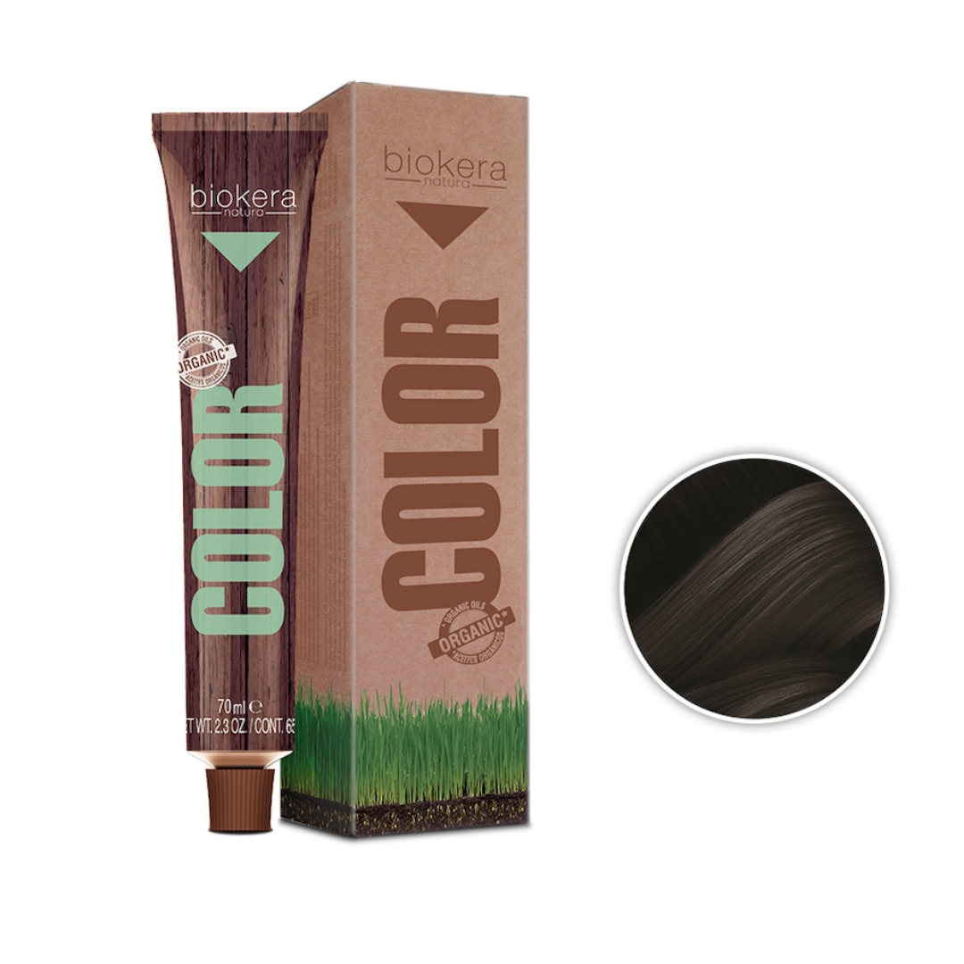 BIOKERA NATURA COLOR N 6.1 BLOND CENDRE FONCE + CREME OXIDANT