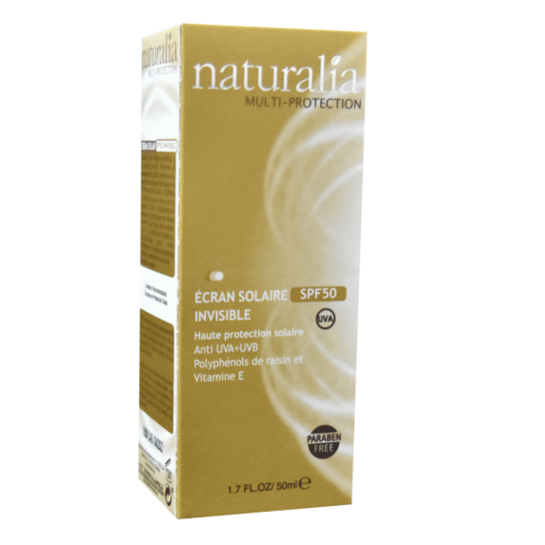 NATURALIA ECRAN SOLAIRE INVISIBLE 50 ML SPF 50