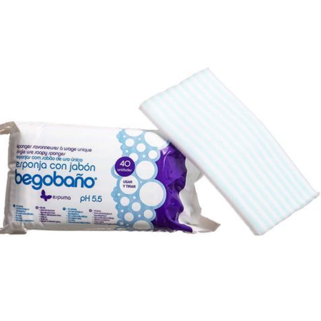 BEGOBANO EPONGE SAVONNEUSE 40 UNITES