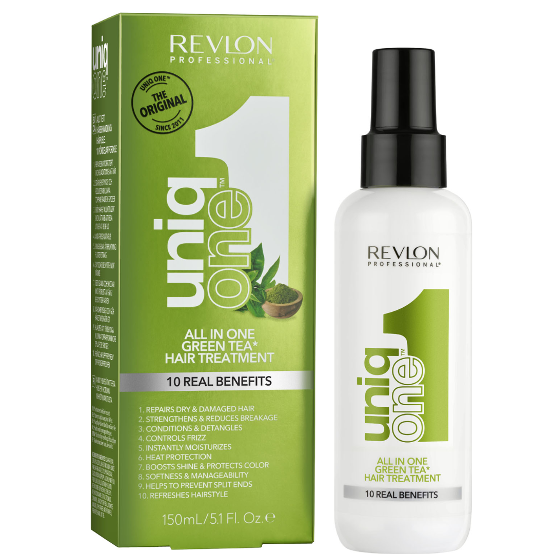 REVLON UNIQ ONE TRAITEMENT CAPILLAIRE TOUT EN UN PARFUM THE VERT 150 ML