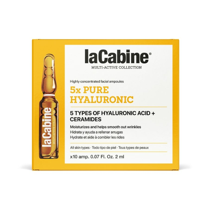 LA CABINE 5X PURE HYALURONIC 10 AMPOULES 2ML