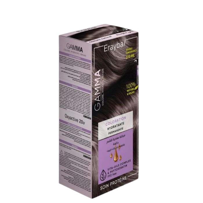 ERAYBA GAMMA COLORATION HYDRATANTE PERMANENTE N6-00+ BLOND FONCE INTENSE