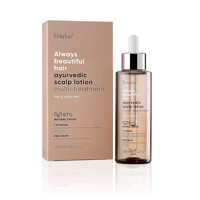 ERAYBA ALWAYS BEAUTIFUL HAIR AYURVEDIC LOTION POUR CUIR CHEVELU MULTI TRAITEMENT 100ML
