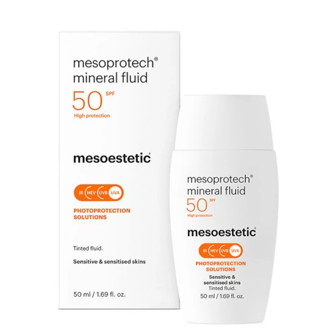 MESOESTETIC MESOPROTECH MINERAL FLUID SPF 50 TEINTE 50ML