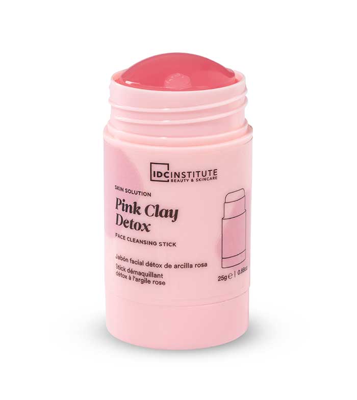 IDC INSTITUTE SAVON VISAGE DETOX ARGILE ROSE REF 42027