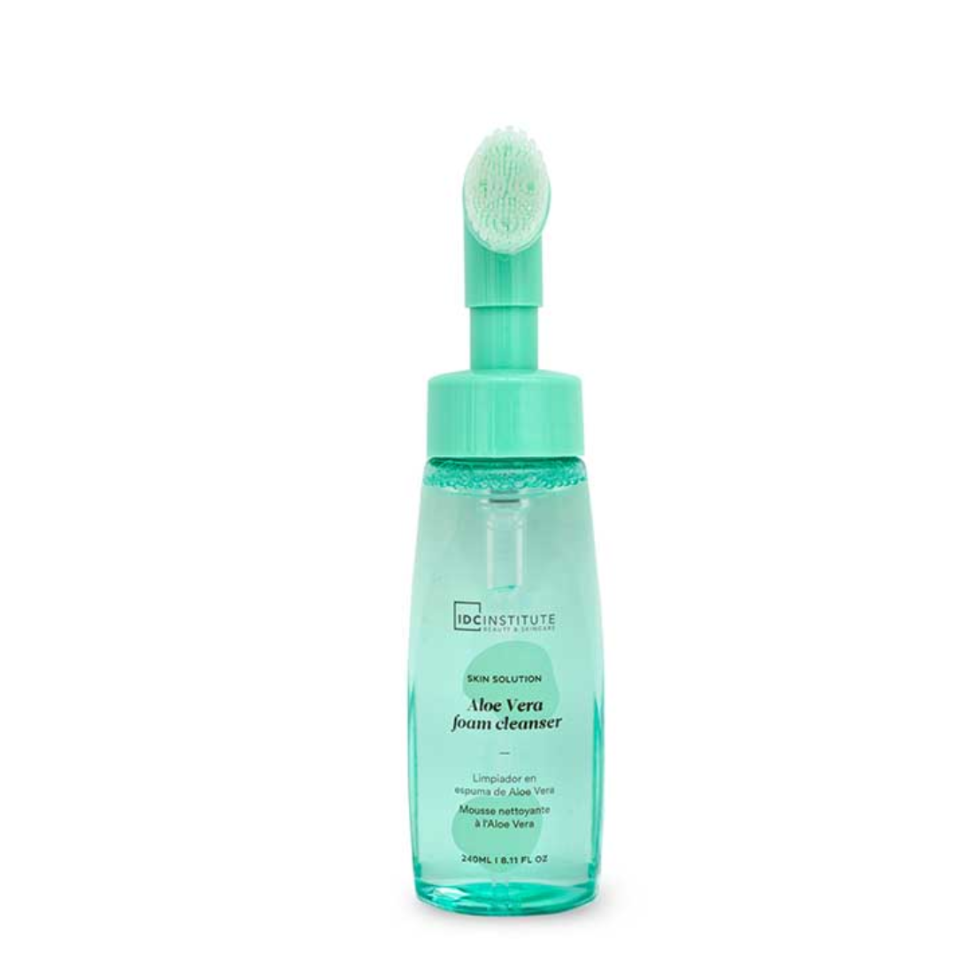IDC INSTITUTE MOUSSE NETTOYANTE AVEC EXFOBRUSH - ALOE VERA 68113