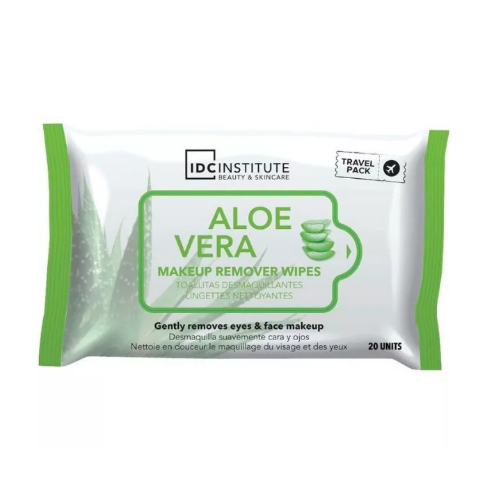 IDC INSTITUTE MAKEUP REMOVER WIPES ALOE VERA 20u 32053